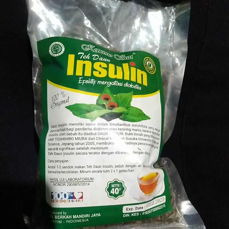 

Teh Daun Insulin obat diabetes atau gula