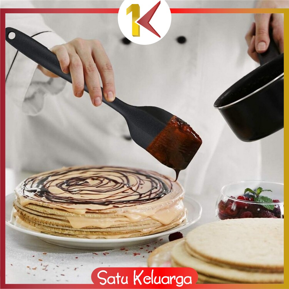 SK-C276 Spatula Silikon Tahan Panas Set 6IN1 Sutil Silicone Set Lengkap / Peralatan Dapur Kitchen Tool / Kitchen Utensil Set-2