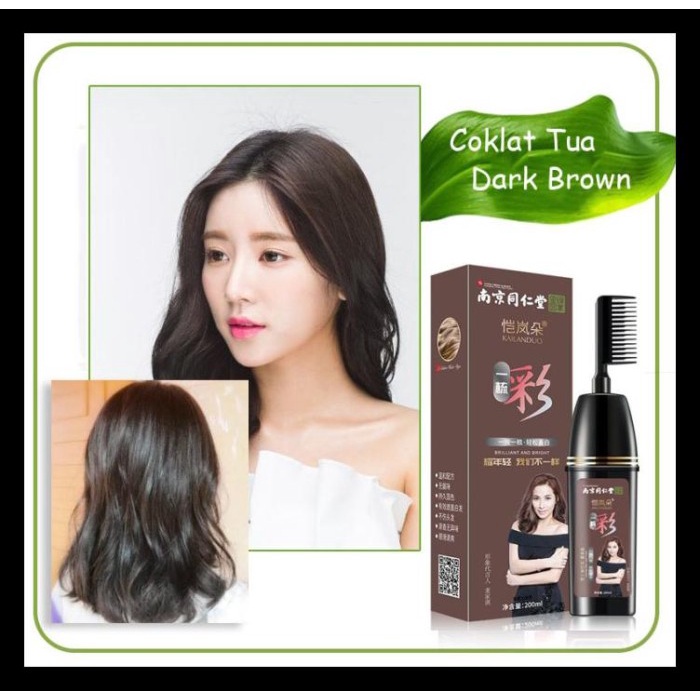 SEMIR RAMBUT Shampo Pewarna Rambut Herbal / Semir Rambut Herbal /
