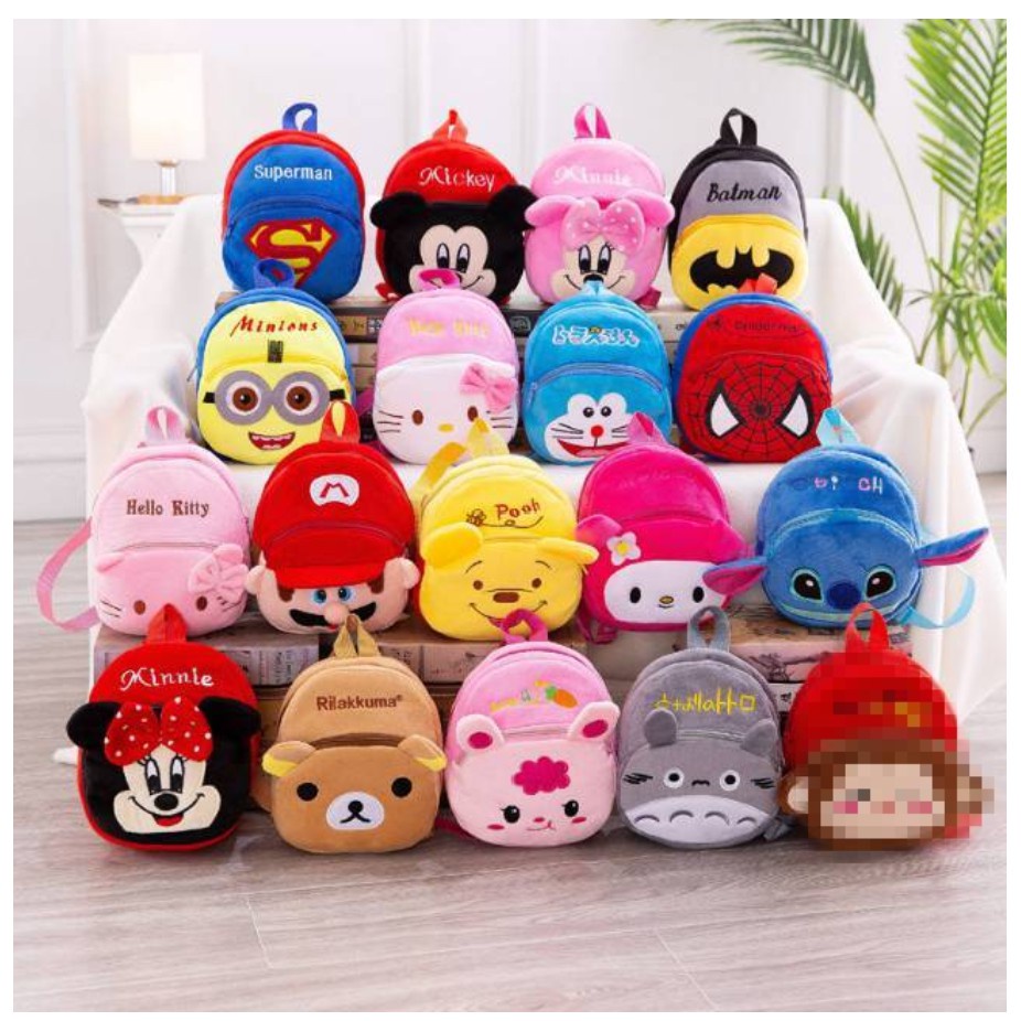 BAJ Tas Ransel Anak Karakter Boneka Bag Backpack Mini Motif Cartoon Cute Tas Sekolah - BB TA004