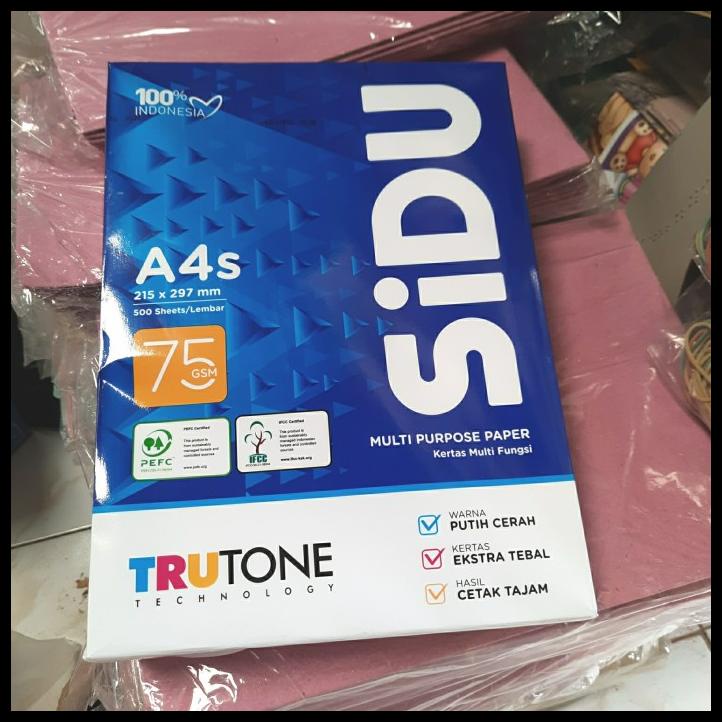 

Hvs Sinar Dunia A4S 75 Gram Putih 1 Rim Isi 500 Lembar