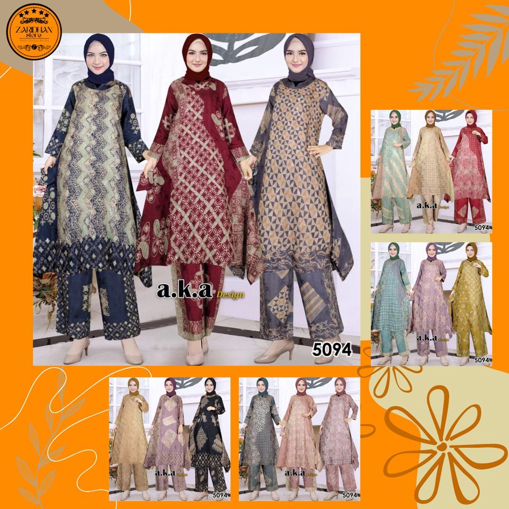 5094 | Setelan Celana Batik Kurung Baby Semi Sutra Halusan Viscose Premium | A.K.A DESIGN