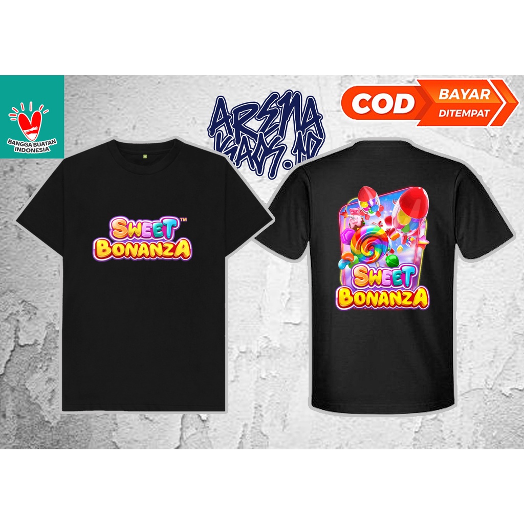 BAJU KAOS PRAGMATIC SLOT SWEET BONANZA