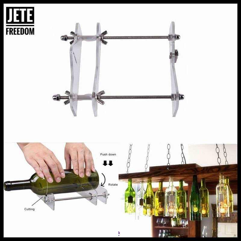 DWZ Alat Pemotong Botol Kaca Glass Bottle Cutter DIY Tool Potong Memotong Rapi Cut Silver