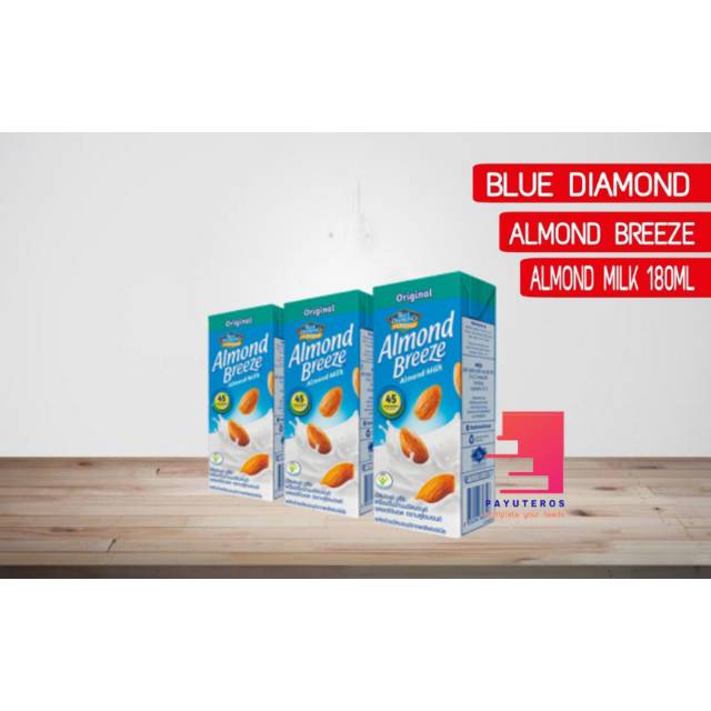 

BLUE DIAMOND ALMOND BREEZE ALMOND MILK 180ML ORIGINAL / SUSU ALMON ORIGINAL / SUSU ALMOND