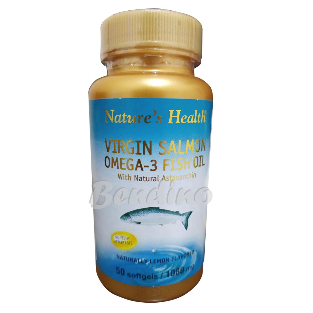 Nature S Health Virgin Salmon Omega 3 Fish Oil 50 Soft Menurunkan Kolesterol Menjaga Jantung Indonesia