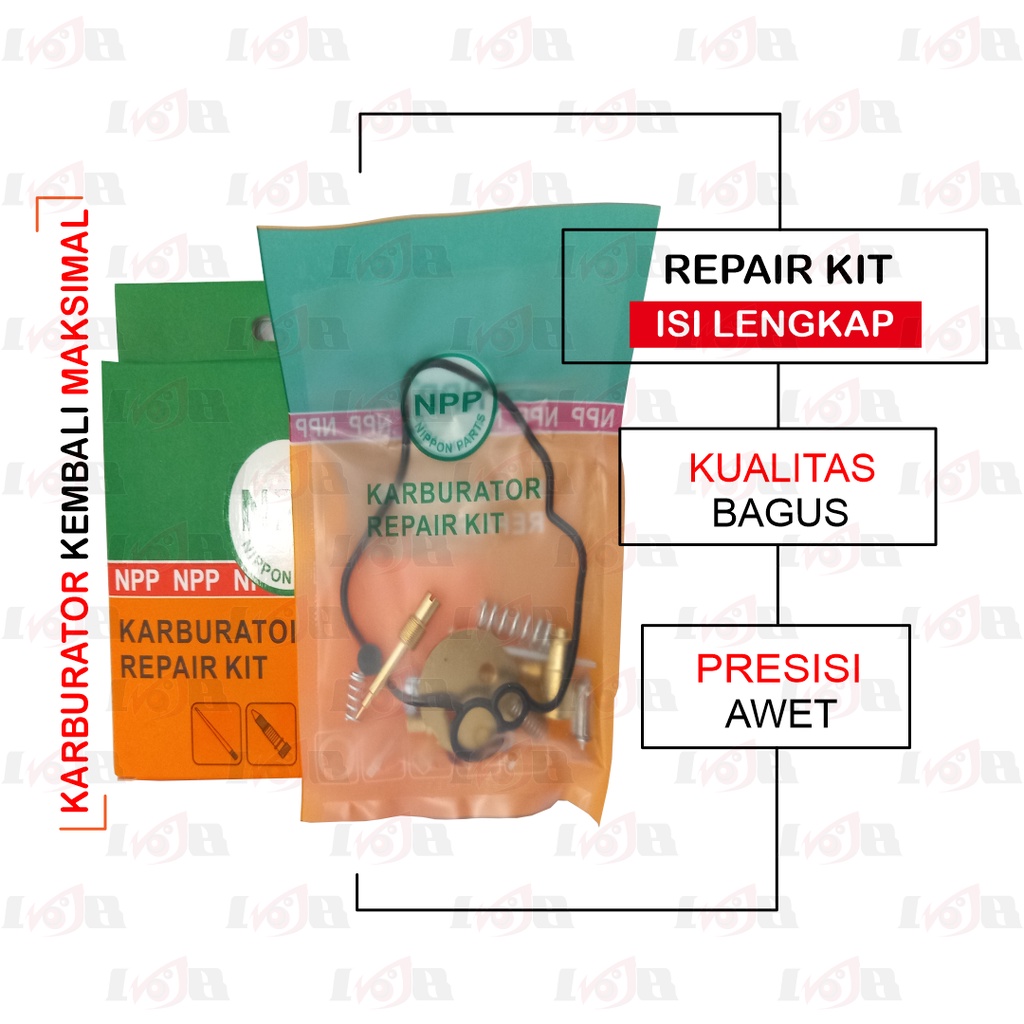 NPP RepairKit Karburator Mio Lama Parkit Carbu Carburator Set Daleman Karbu