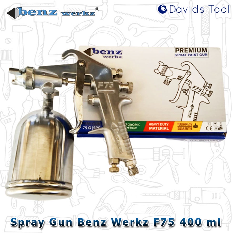 Spray Gun Semprotan Cat F75G Benz 400 ml