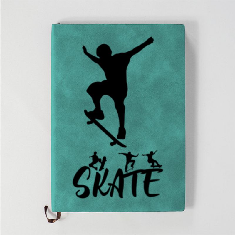 

Notebook Skateboard Retro Kulit A5 Custom