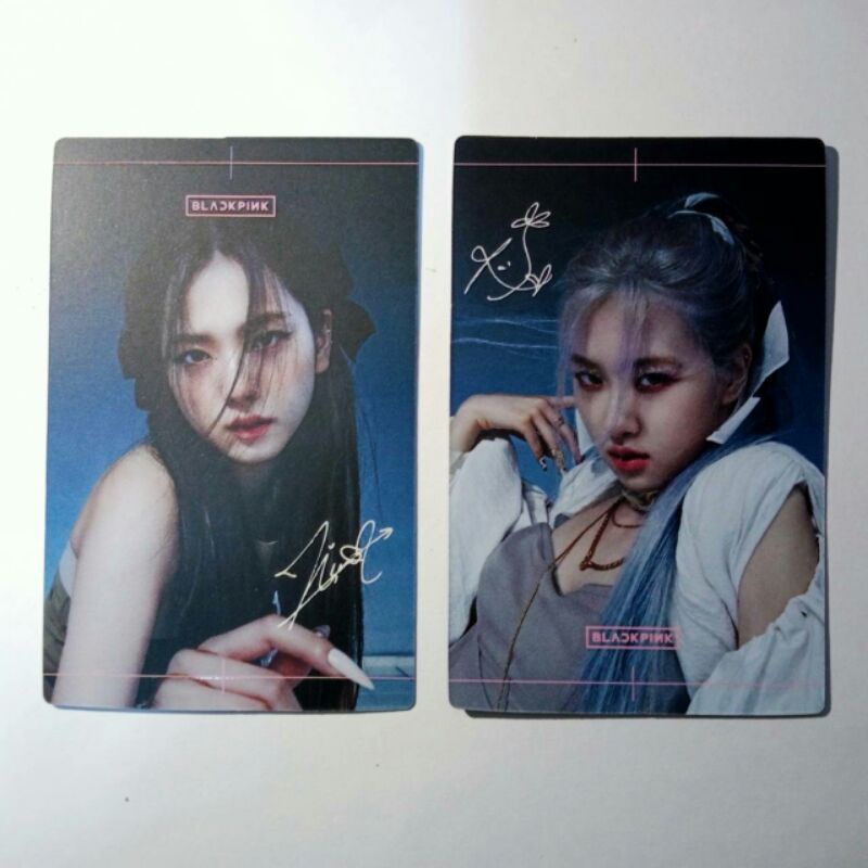 PHOTOCARD BLACKPINK JISOO ROSE BENEFIT YGS THAI THE ALBUM