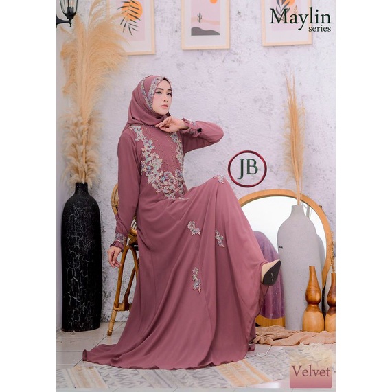 FASHION MUSLIM//GAMIS SYAR'I//MAYLIN SERIES ALL NEW//KODE JB