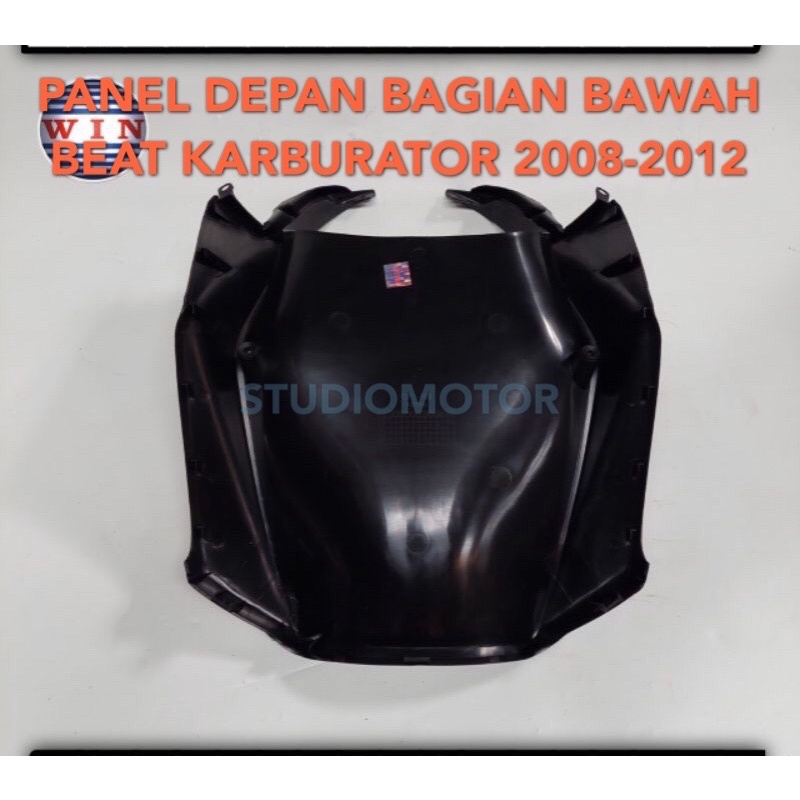 Cover Lumpur Paru-Paru Panel Depan Bagian Bawah Spoiler Beat Lama Karbu Carbu Karburator BeAT 2008 - 2012 Brand Win