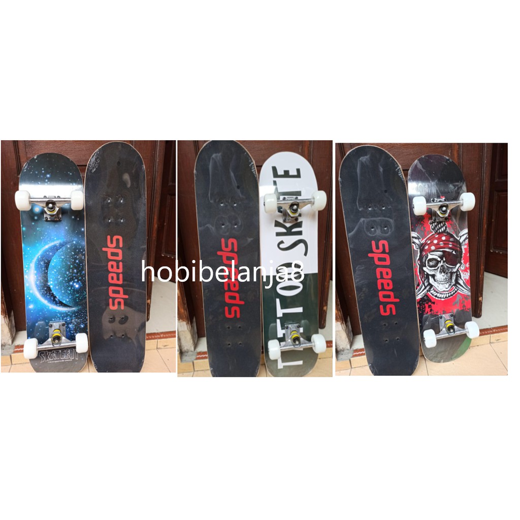 Skateboard dewasa amplas/maple skateboard size dewasa xl