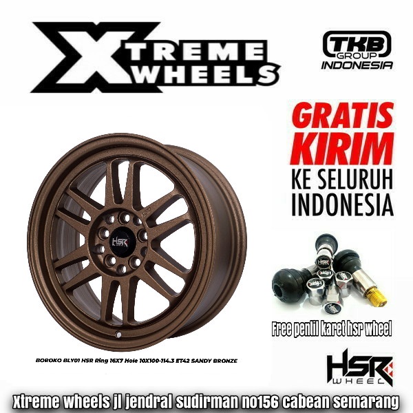 velg hsr wheel bly01 ring 16 pnp sienta terios xpander innova ertiga