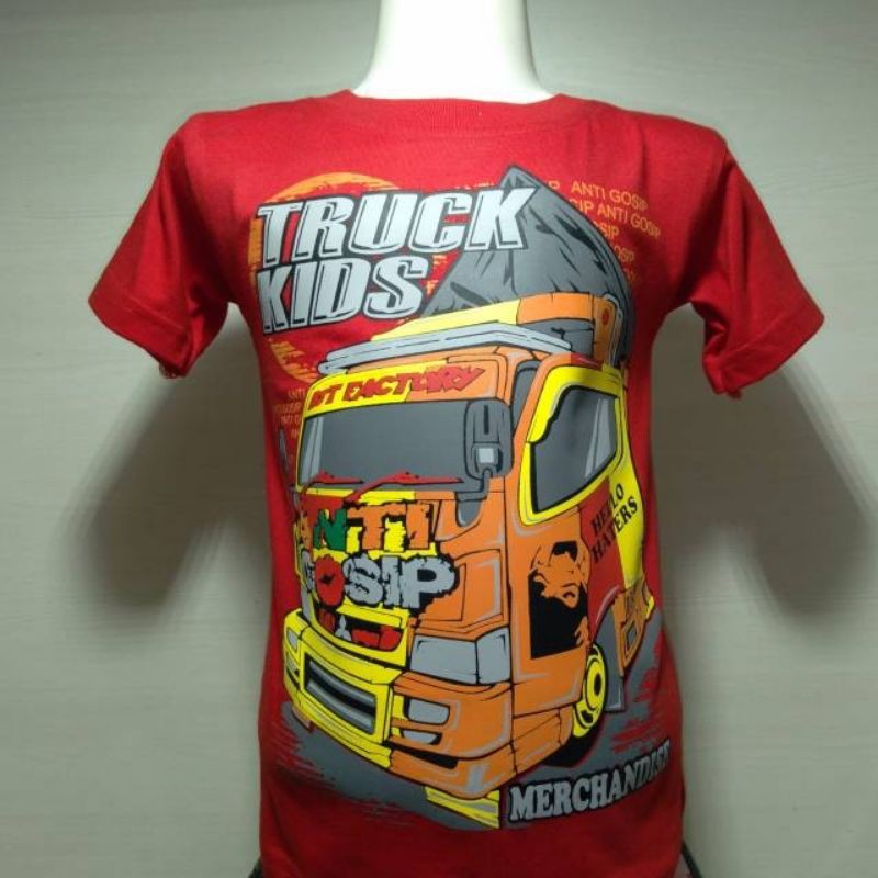 BAJU KAOS DISTRO ANAK LAKI LAKI  / KAOS TRUK ANAK / BAJU TRUK ANAK / BAJU TRUK OLENG ANAK