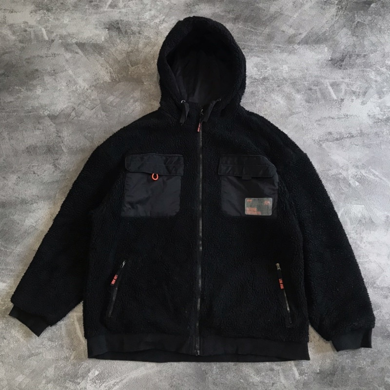 Airwalk sherpa 2 pocket jacket / jaket bulu tebal pria wanita