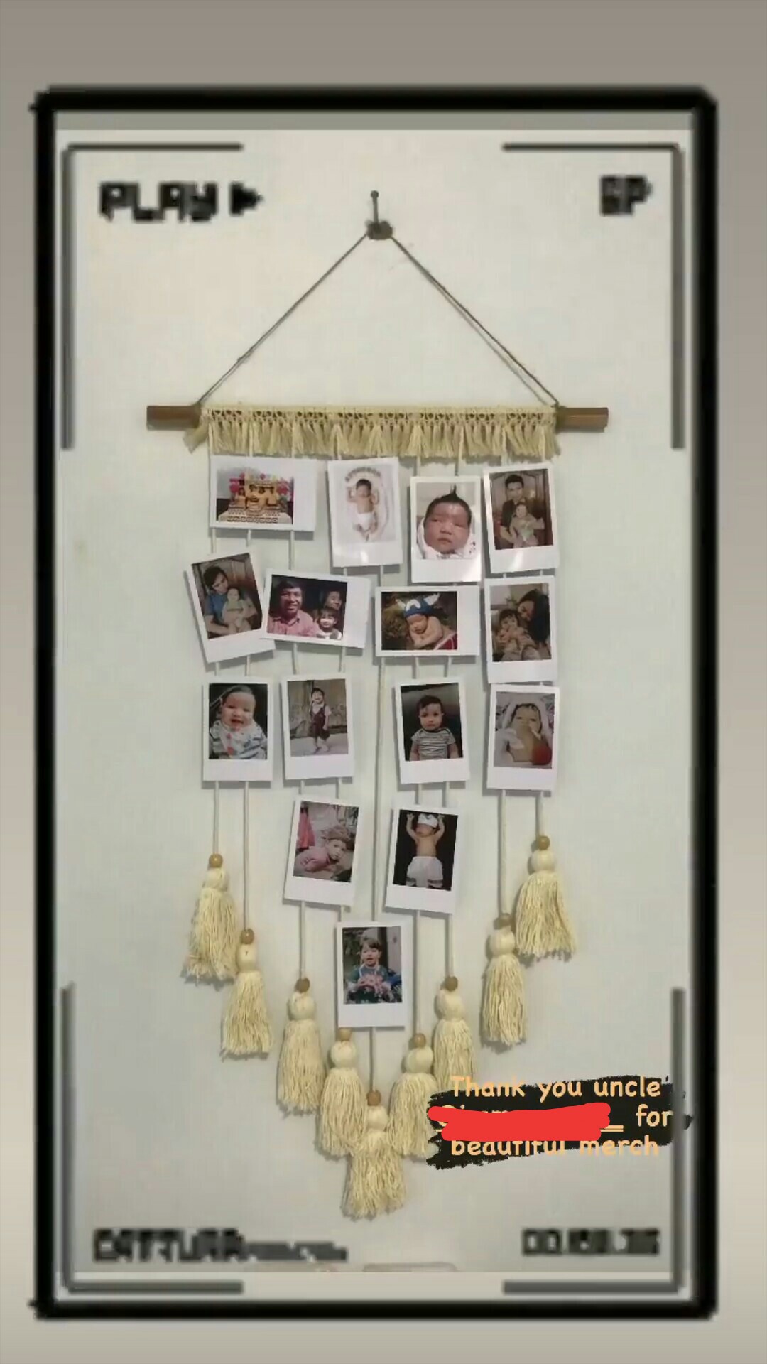 Sweet Package! (wall Hanging Photos-makrame) Promo!!