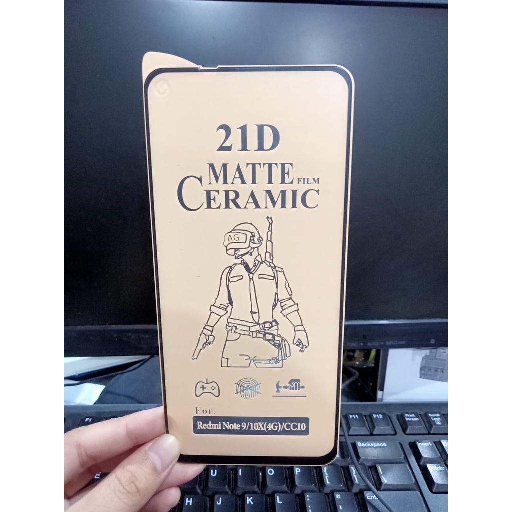 Tempered Glass CERAMIC CMF Redmi Note 9 6.53&quot; Nano Ceramic ANTI PECAH 360 Bending Not Broken