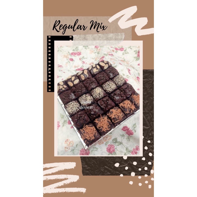 

fudgy brownies/Brownies Sekat