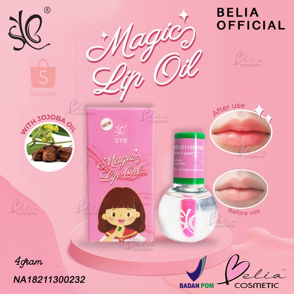 ❤ BELIA ❤ SYB Magic Lip Oil | Serum Bibir | Pelembab Bibir | BPOM