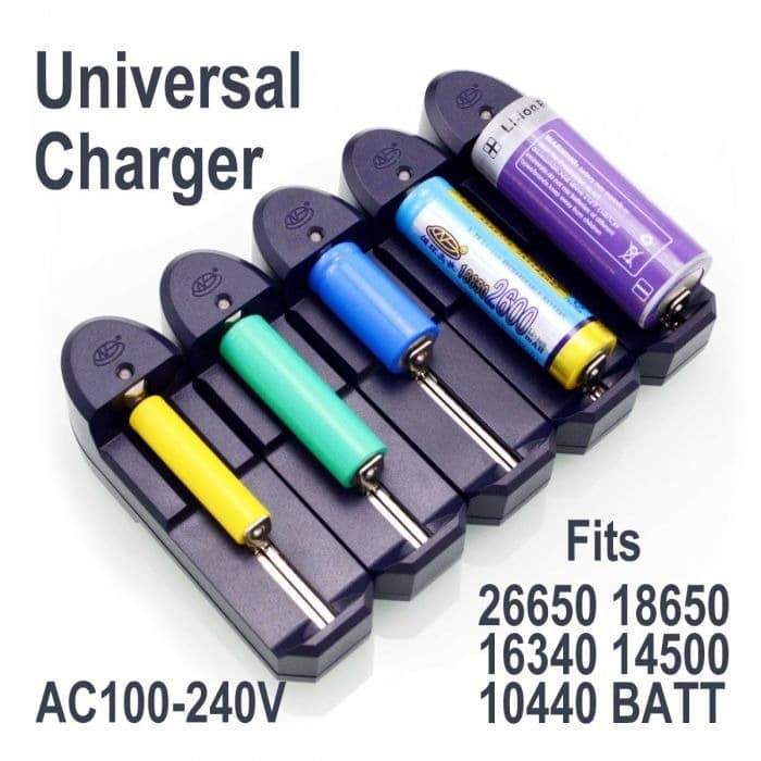 Charger Baterai 1 Slot 18650 / Charger Universal