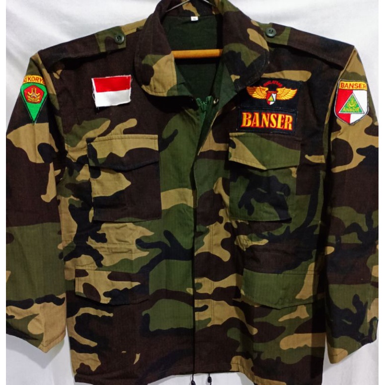 jaket banser loreng nato bb+bet