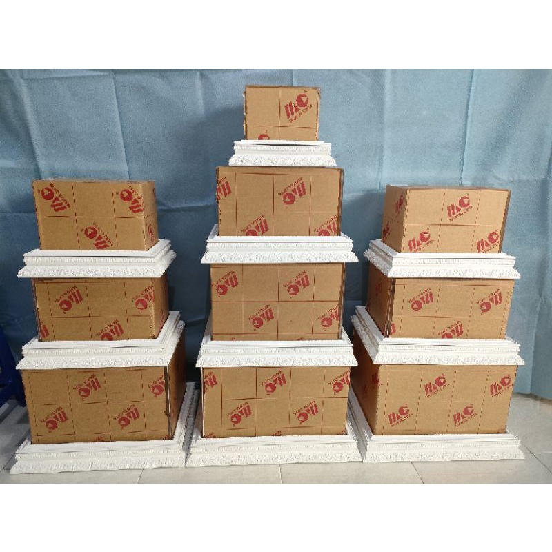 box hantaran double frame isi 10