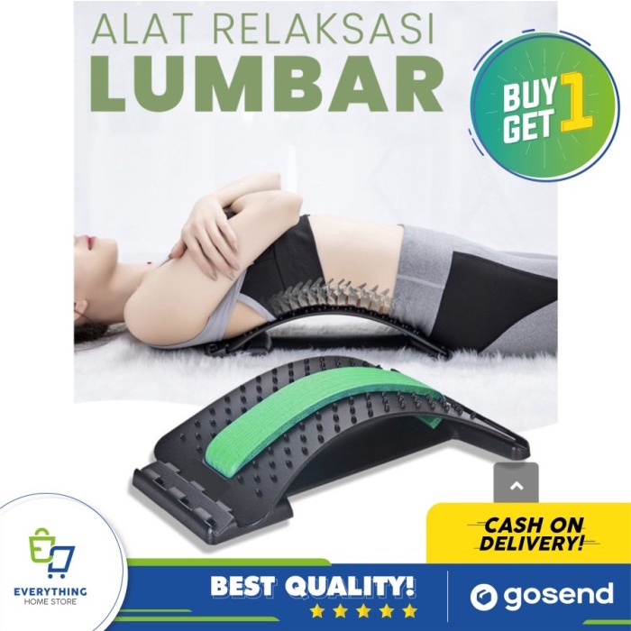 QUALITY ready stock kirim instant BUY 1 GET 1 Alat Relaksasi Lumbar ORIGINAL