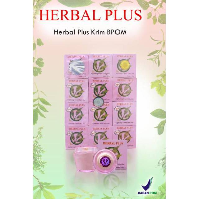 Herbal Plus Lightening Cream Bpom 15gr Cream Herbal Plus New Original Shopee Indonesia