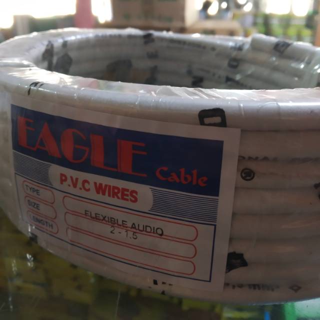 Kabel listrik putih eagle