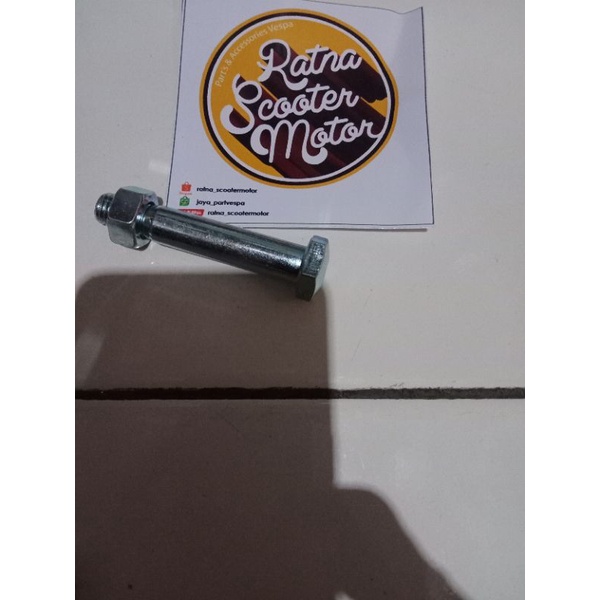 baut shock depan bawah vespa