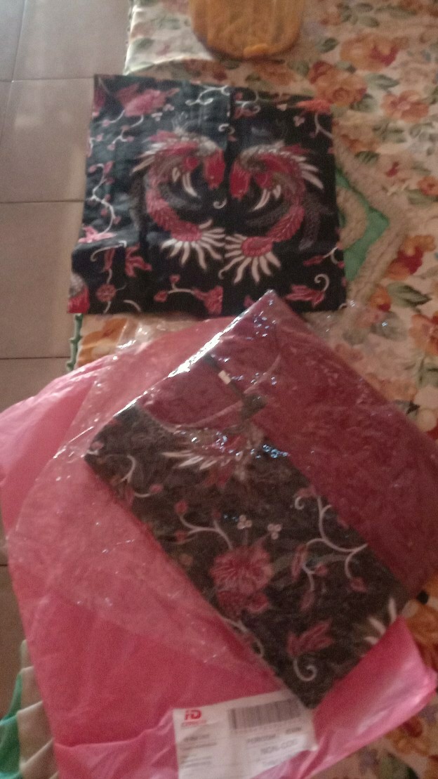 Batik Couple | Batik Couple Modern | Couple Hem Blus Batik_kebaya.pekalongan