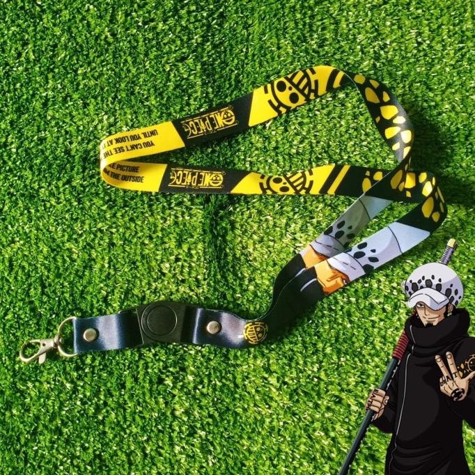 

READY COD Kalung ID Card Holder Tali Name tag Anime One Piece - Lanyard Law PROMOKode 1669