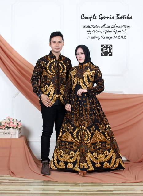 GROSIR BATIK COUPLE GAMIS BATIKA