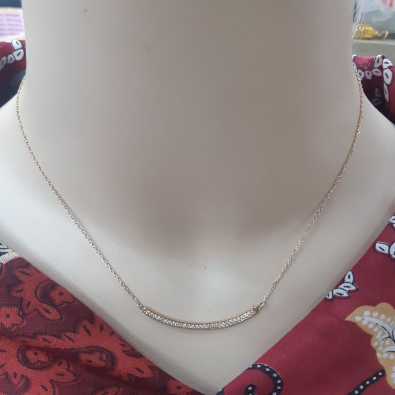 kalung smile hala gold