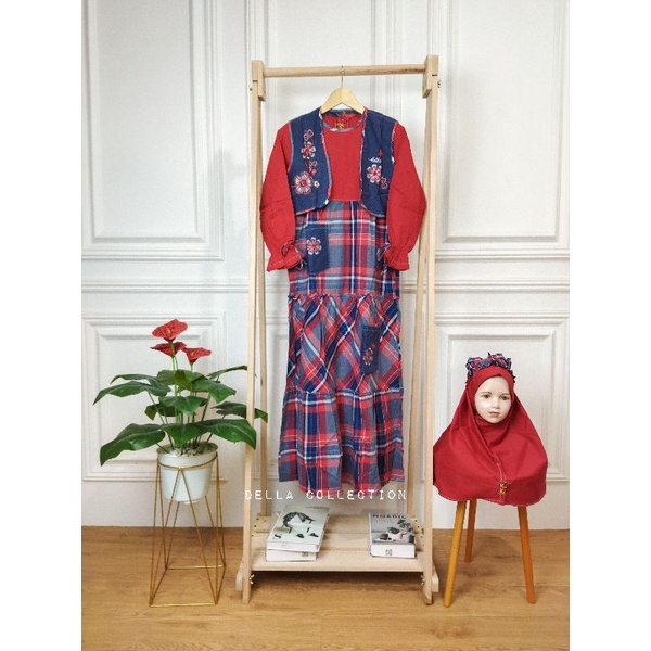 PROMO CUCI GUDANG | baju muslim Keke Anak Perempuan (Size 12)