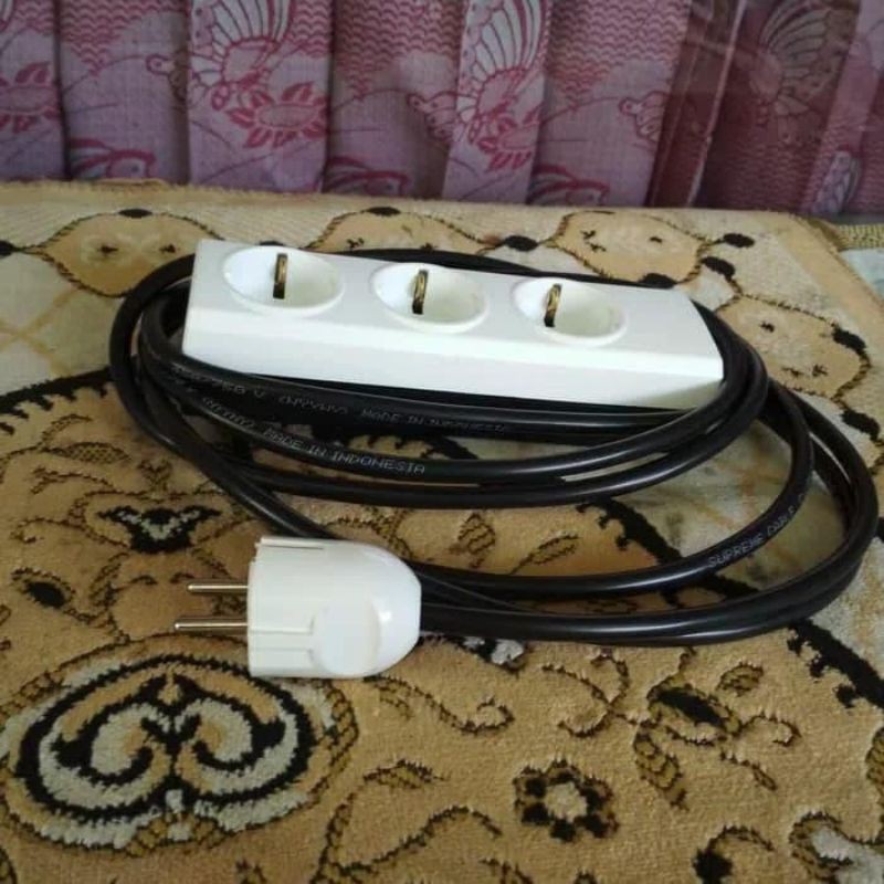 stopkontak rakitan broco/colokan listrik/roll kabel rakitan