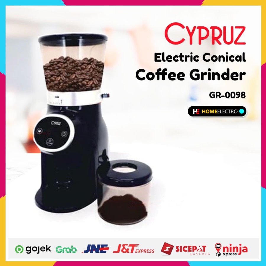 Cypruz Electric Coffee Grinder Conical GR-0098 Penggiling Biji Kopi