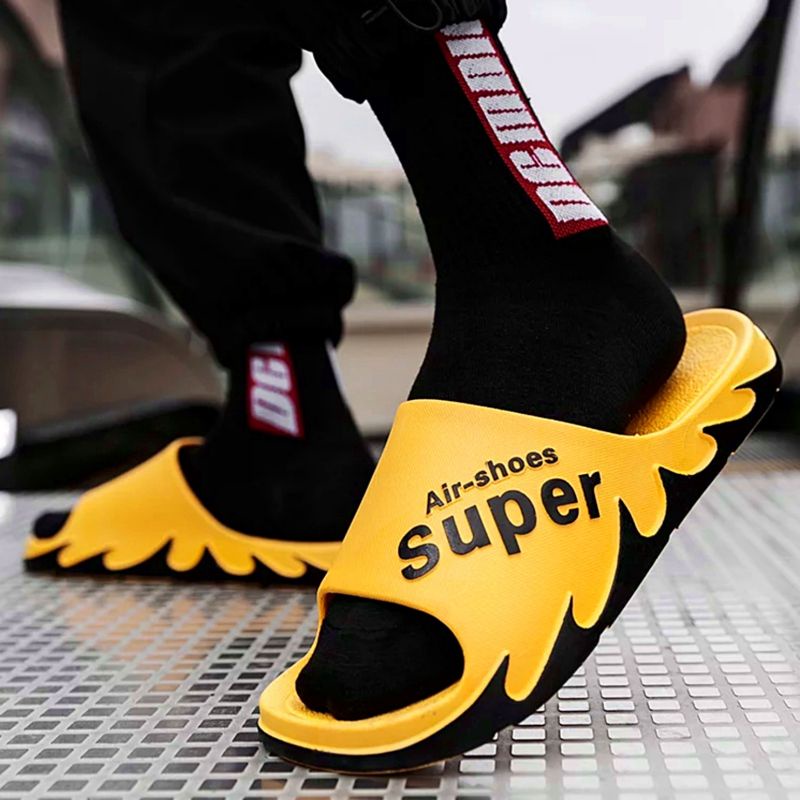 Sandal Pria Jelly Import Air Shoes Super Korean Style / Sandal Karet Pria Kekinian