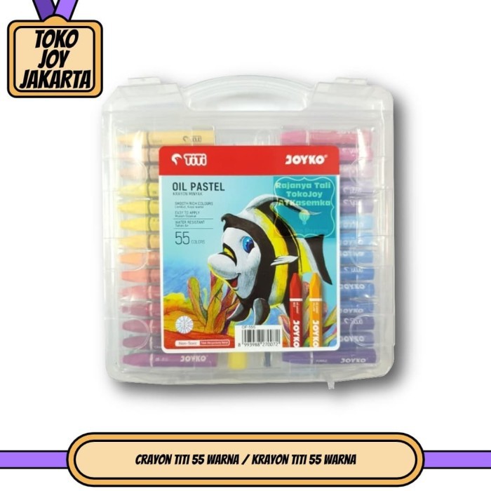 Crayon Titi 55 Warna / Krayon Titi 55 Warna