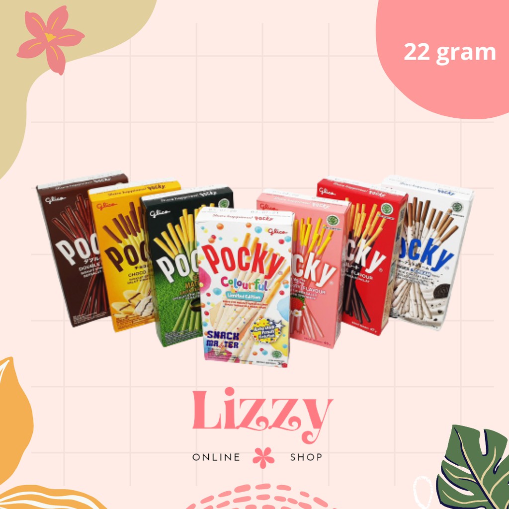 

Pocky Glico Mini Pack Biskuit Stik Kemasan 22 gr 47g