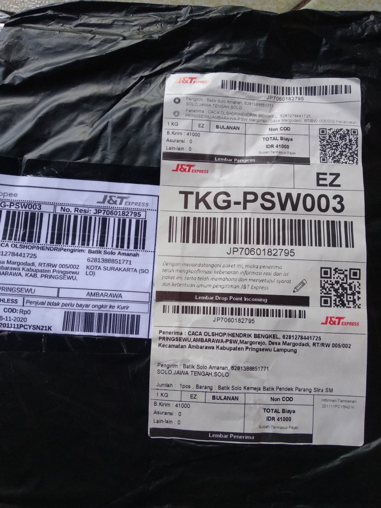 Batik Solo Kemeja Batik Pendek Parang Slira Sm Batiksoloamanah 130.000