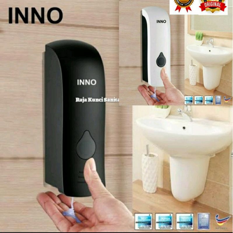 INNO Soap Dispenser Single Black/White/Dispenser Sabun Cair Hand Sanitizer