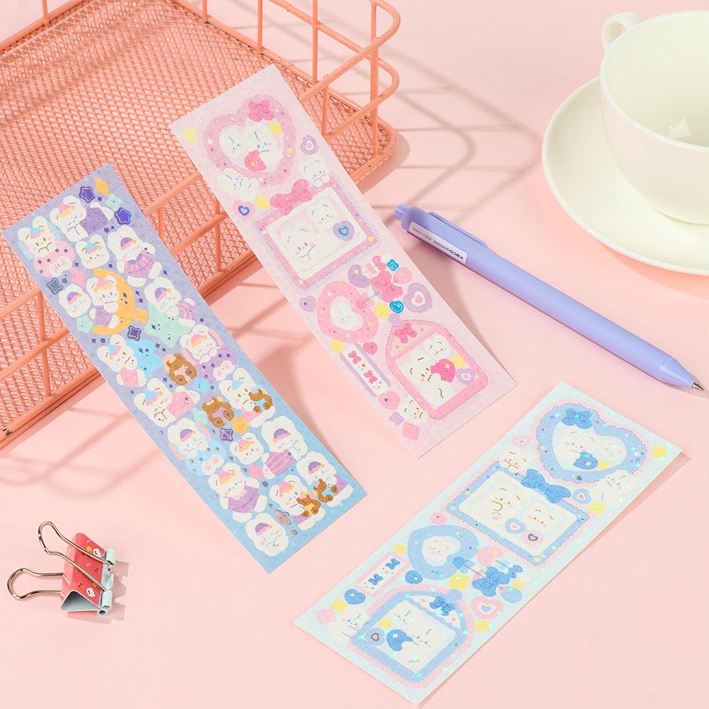 Suyo Stiker Laser Kawaii Untuk Dekorasi Diary / Scrapbook