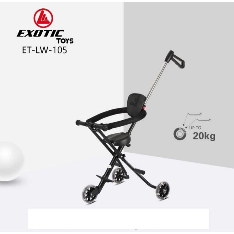 Stroller 5 roda exotic