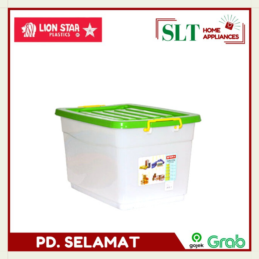 Lion Star Wagon 125Lt Container Box Box Plastik Box Plastik