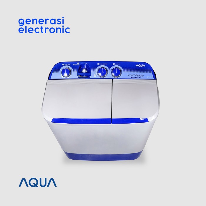 Mesin Cuci 2 Tabung Aqua 7 Kg Hijab Series - Qw-781Xt