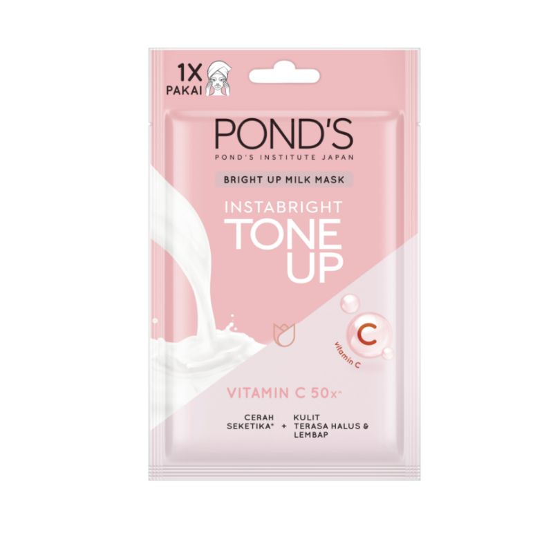 PONDS Bright Up Milk Mask Instabright Tone Up 25g