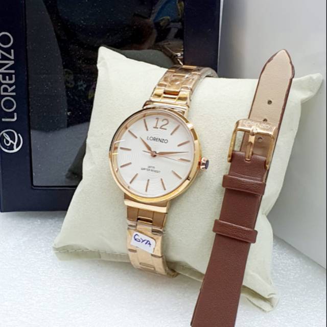 Jam Tangan Wanita Lorenzo Original LZ1057 Garansi 1 Tahun