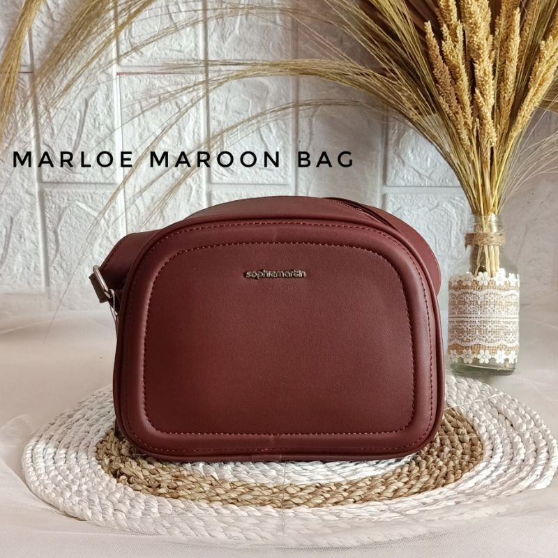 Marloue Maroon Bag Sophie Paris